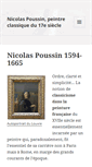 Mobile Screenshot of nicolas-poussin.com