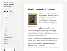 Tablet Screenshot of nicolas-poussin.com